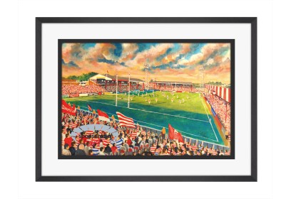 Central Park Stadium Fine Art Print - Wigan Rugby League